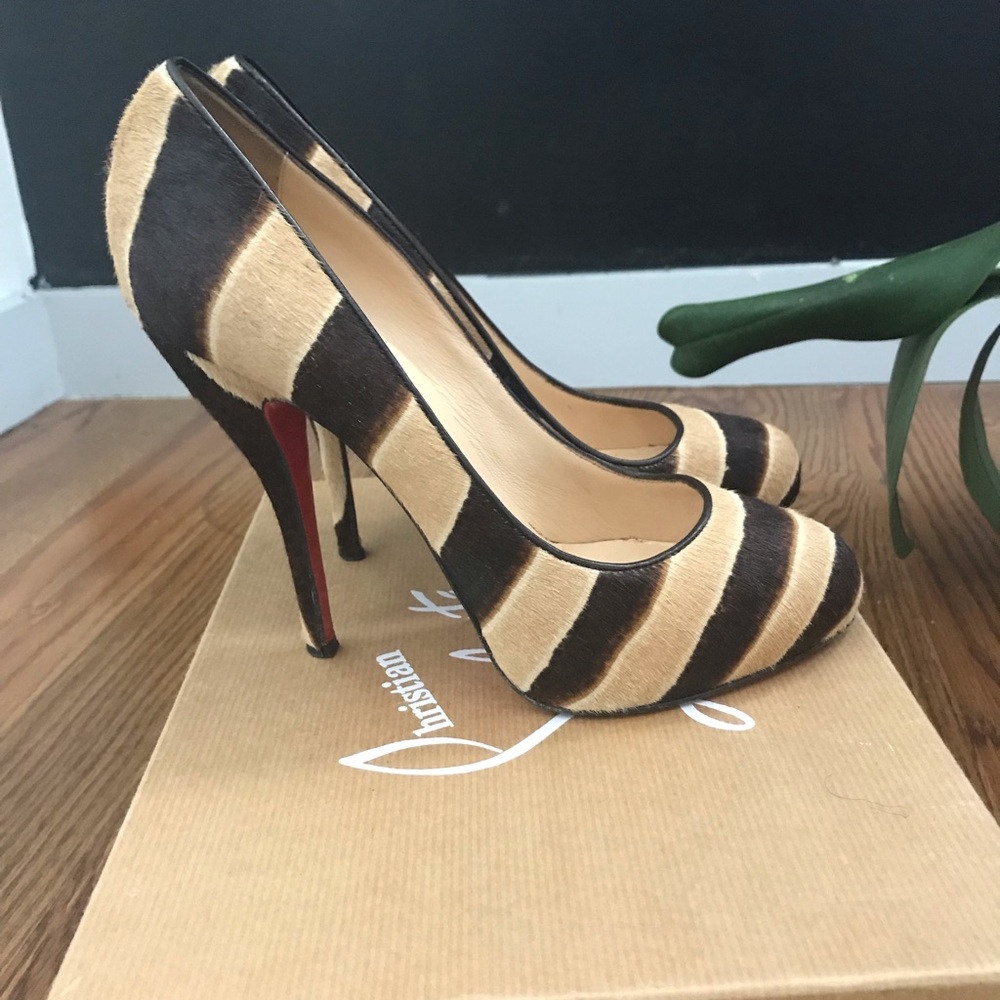Christian Louboutin Pony Hair Pumps